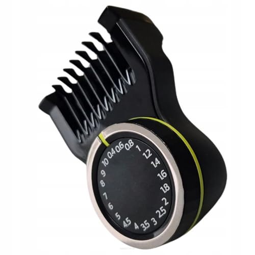 Peigne réglable CP2176 de 0,4 à 10 mm pour machines, tondeuses avec 20 réglages (niveaux) de longueur compatible avec OneBlade One Blade QP6530 QP6550 QP6650