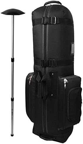 CaddyDaddy Golf CDYCON2GP Constrictor Grey with North Pole Golf Bag Travel Cover, Black/Grey