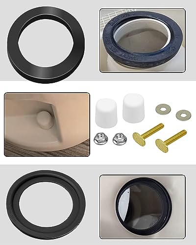 Image of RV Toilet Flush Seal Kit Replace 385311652 385311658 | Compatible with Dometic 300 310 320 RV Toilets