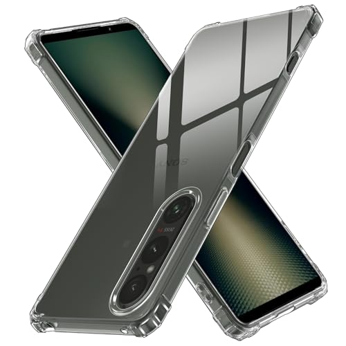 SineOrdo Coque Antichoc pour Sony Xperia 1 VI Étui Protection [Anti-Rayures] Ultra-Transparent en Silicone TPU Housse Anti-Jaune Mince Case
