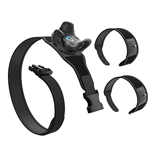 Tracker Straps for HTC Vive Trackers, KIWI design Adjustable Wristbands and Full Body Tracking Belts VR Accessories (3 in 1 Set)