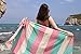 Turkish Beach Towel Peshtemal Blanket - %100 Cotton Pestemal Towel for Bath, Gym, Pool, Spa and Sauna, Set of 6 by Ali