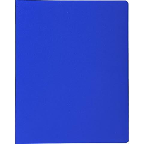 Exacompta 88210e 10er Pack Premium Sichtmappe OPAK aus blickdichtem Kunststoff DIN A5 mit 20 Klarsichthüllen, 40 Sichten, farbig sortiert, Aktenhülle, Prospekthülle Cover