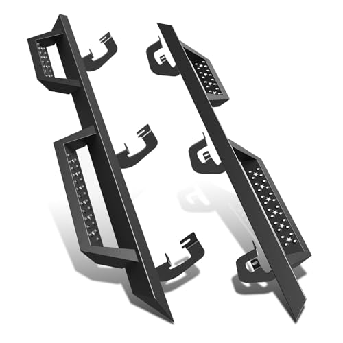 Estribos negros para Chevy Silverado y GMC Sierra miniatura 1