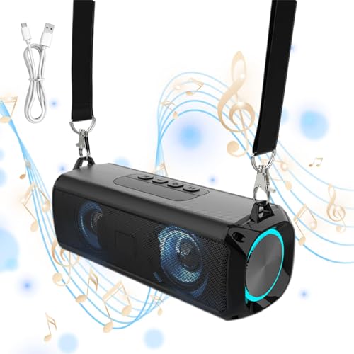Haut-parleur portable sans fil puissant avec sangle pour bureau