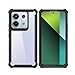 Asuwish Phone Case for Xiaomi Redmi Note 13 Pro 4G Cover Rugged Shockproof Hard Drop Proof Full Body Protective Heavy Duty Hybrid Mobile Dual Layer Cell Accessories Redme Note13 Pro Women Men Black