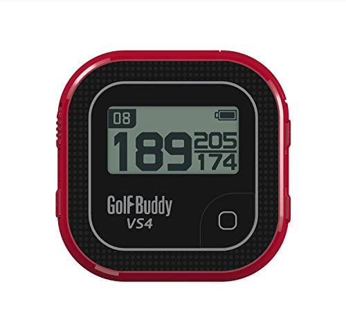 GolfBuddy GB7-VS4-BLKRED Golf GPS, Small, Black/Red