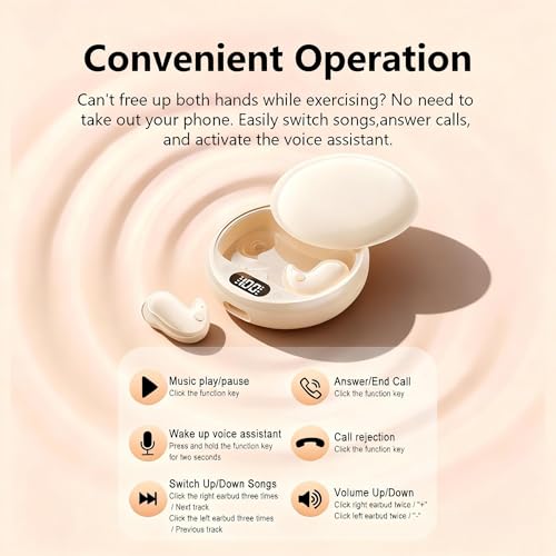 Écouteurs invisibles sommeil oreillette bluetooth pour dormir réduction bruit