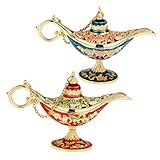 Lámpara de ingeniería mágico Aladdin Magic de metal vintage.