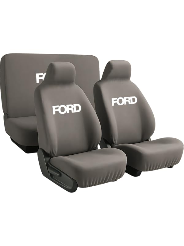 Terletmeyen kumas ve birebir uyum sunan Ford Tourneo Courier ile uyumlu oto koltuk kılıfı Gri