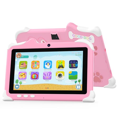 Tablet infantil de 7 polegadas, tablet Android 12 para crianças, 4 GB de RAM 32 GB ROM, tablet infan