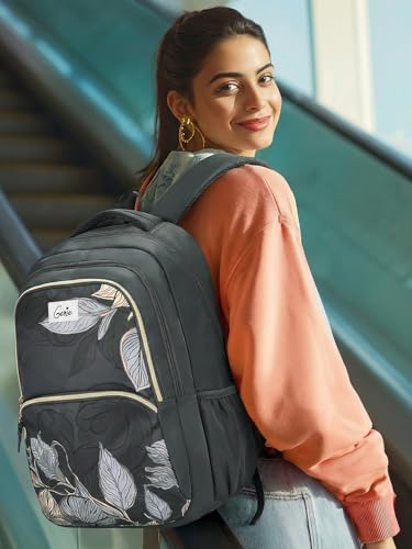 Image of Genie 19 inch Laptop Backpack for Women & Girls | Spacious Office, College & Travel Bag | Water Resistant, Multi-Compartment with Padded Laptop Sleeve