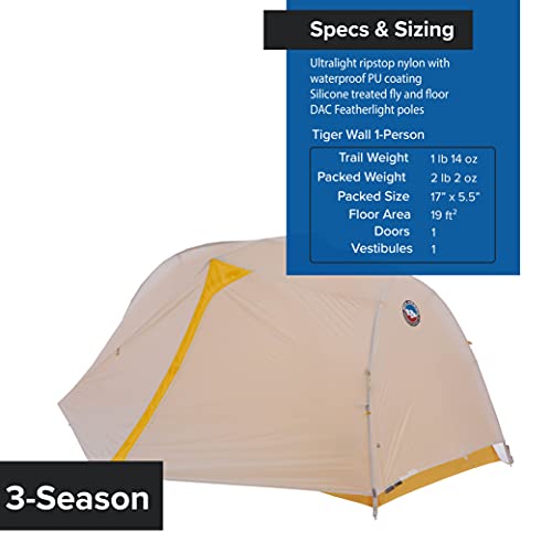 Big Agnes TTWUL121 Tiger Wall Ul1 Ultralight Tent thumb #3