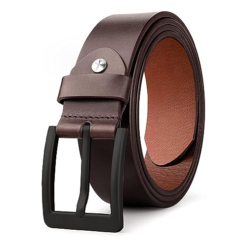 Image of Urban alfami Men's Genuine Leather Belt for Men | Formal /Casual | Sizes are 28 to 46 Inches Waist size