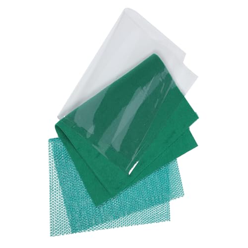 Milisten 1セットの永続的な爬虫類テラリウムライナー寝具 な爬虫類ケージカーペット3-in-1爬虫類マット