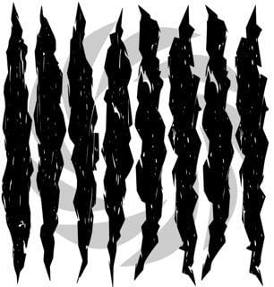 Tiger Stripe High Temp Vinyl Camo Stencil Kit. Perfect for Cerakote, Gunkote, Durakote Rifle Stencil Set. 3 12x12 Sheets