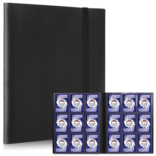 Trading Card Binder - Sports Card Binder - Football Card Binder - Card Collection Binder - Baseball Card Binder - Trading Card Holder (9 Pocket, 360 Cards, 3.5 x 2.5") // Paper Plan