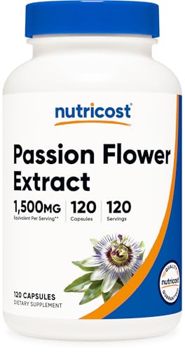 Nutricost - Amazon Seller - US Nutricost Passion Flower Extract 120 Capsules for 120 Servings Per Bottle sold by Nutricost - Amazon Seller - US