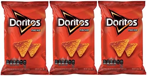 Doritos Nacho Mexican Version Sabritas (3 Pack 5.4oz each) Spicy Cheesy Corn Chips Famous Popular Classic Snacks Fun Bag Bulk Deal Fancy Appetizers grab varieties hot & queso flavor botanas Mexicanos