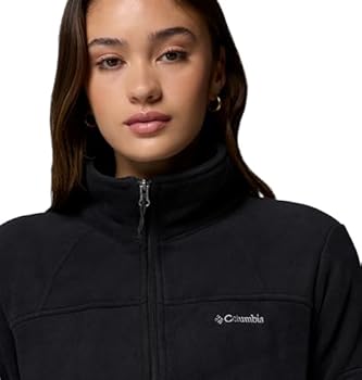 Columbia Veste polaire à fermeture éclair intégrale pour femme Winter Pass Sherpa Noir