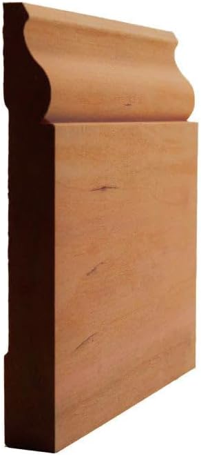 EWBB12 Colonial 5-1/4 Tall Baseboard Moulding, 11/16 x 5-1/4, Cherry, 94