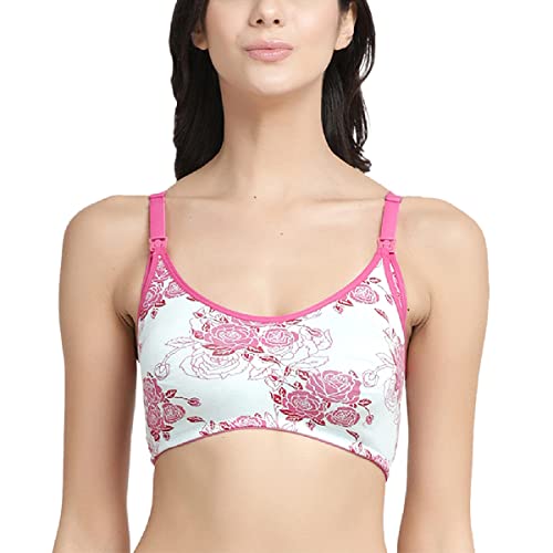 Image of Inner Sense Women's Organic Antimicrobial Soft Nursing Bra (36D, French Rose)