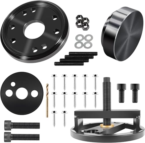 Front+Rear Crankshaft Seal Remover & Installer with Wear Sleeve Installer Tool Set Replacement for 3824500 3164660 ST-224C 3824078 5395259 2063800090 Compatible with Cummins 3.9L 5.9L 6.7L 1989-2016