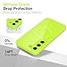 for Samsung Galaxy S23 Plus Phone Case Silicone Magnetic, Compatible with Magsafe Case Cute for Women, Girly Bright Color Glossy Jelly Thin Slim Hard Mag Safe Rubber & Camera Cover, Neon Green Lime