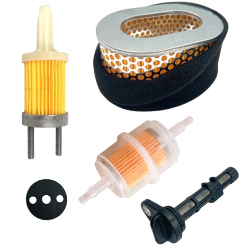 Kit Of Air Filter rep. 114650-12590 for Yanmar L100AE L90AE 186F 186FA 188F 190F 192F Inline Fuel filtel Oil filter rep. 114250-35070 in-Tank Fuel Filter rep. 114350-55121 10HP Diesel Generator Engine