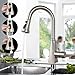 iFealClear Universal Pull Down Kitchen Faucet Spray Head, Three Function Kitchen Sink Sprayer Replacement Nozzle, Brushed Nickel