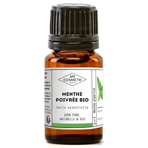 Aceite esencial de menta piperita orgánico - MyCosmetik - 10 ml