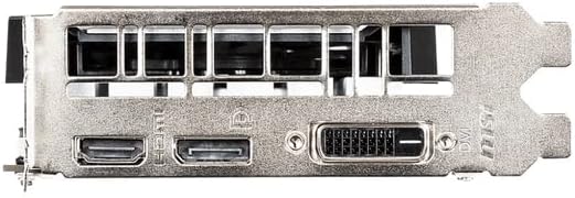 MSI GeForce GTX 1650 D6 VENTUS XS OC Graphics Card '4GB GDDR6, 1620MHz, 128-bit, PCI Express x16 Gen 3, DisplayPort, HDMI, DVI-D, Dual Fan Cooling System'