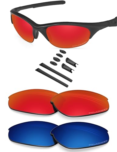 Image of BLAZERBUCK Polarized Replacement Lenses for Oakley Half Jacket - 2 Pairs