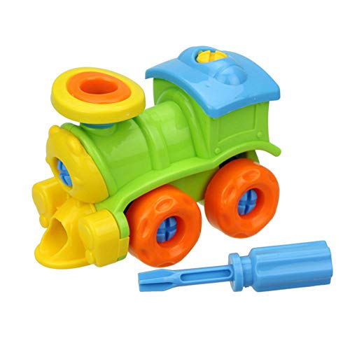 HOVTOIL Helicopter Train Toy Kids Baby Early Learning Airplane Disassembly Assembly Puzzle Educational Toys Interactive Toy, Brain Teaser, Kids\' Gift 1# Train