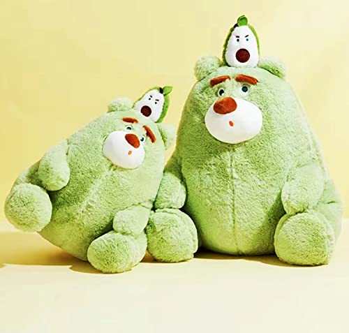 15.7 Inch Big Bear Stuffed Animal, Creative Green Avocado Teddy Bear Plush Pillow, Clever Boy's And Girl's Room Decor, Perfect Stress Relief Bear Squishymalow Gifts For Women #TOP6
