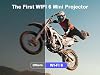Magcubic Tragbarer Projektor 4K Beamer WiFi6 und Bluetooth 5.0 mit Eingebaute Android OS 11.0 Projektor YouTube vorinstallieren, All Round-Design, 130 Zoll, 360-Grad-Flip Smart Beamer #3