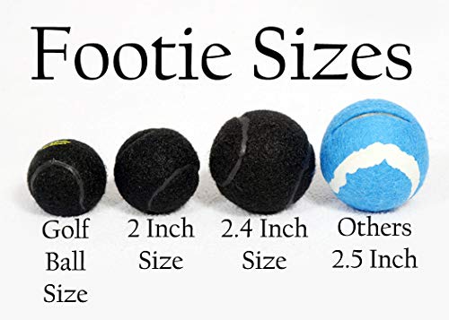 Furniture Footies Smaller 2.4 Inch Precut Tennis Ball Glides For Chairs Stools Leg Floor Protector Heavy Duty Long Lasting Felt Pad Glide Coverings For Hard Floor Surfaces-16 Ct Grey #TOP4