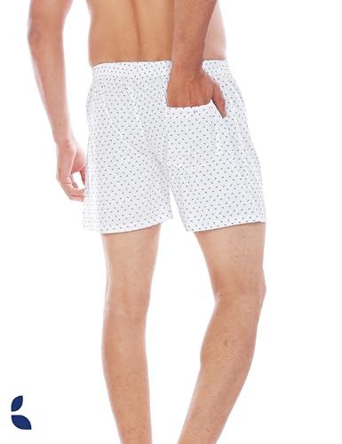 Image of Cotton Boxer Shorts for Men, Breathable, Comfortable & Lightweight (Pack of 2)