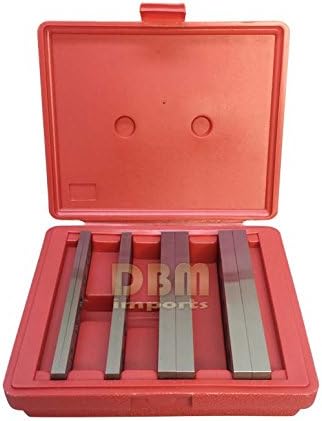 4 Pair 3/16" - 1/2'' x 6'' 8PC Precision Mechanist Parallel Steel Block Gauge