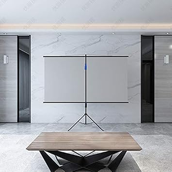 Projector Simple Curtain Anti-Light Screen 80 Portable 3D HD Projector Screen for Home Outdoor Office