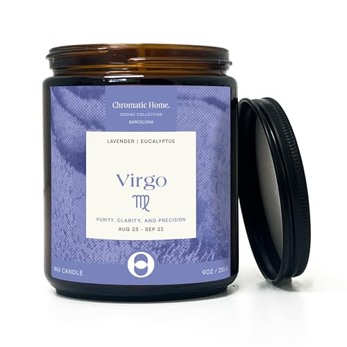 Astrology gifts para Virgo women, Cera Zodíaco 9oz con 50h de quema, Regalos para Cumpleaños en Agosto y Septiembre Astrology gifts para Virgo women, Cera Zodíaco 9oz con 50h de quema, Regalos para Cumpleaños en Agosto y Septiembre