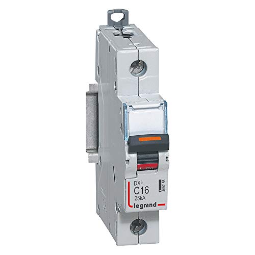 DX3 25kA C 1P 16A con gran poder de corte contra cortocircuitos