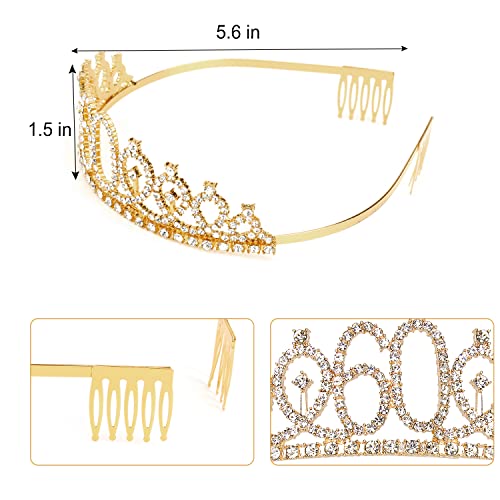 Tihebax 60Th Birthday Sash And Tiaras For Women thumb #2