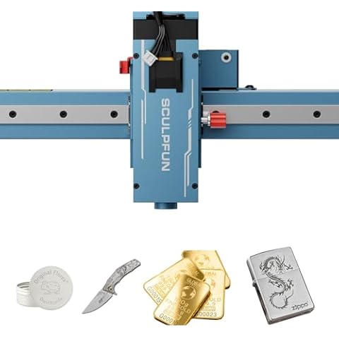 SCULPFUN IR-2 1064nm Infrared Laser Module for S9, S10, S30, S30 Ultra Series Laser Engraver, Laser Output 2W, Engraving on Metal, Plastic, Acrylic Materials, Ideal for Jewelry, Gift Making Cover