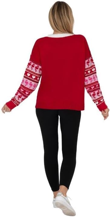 Blizzard Bay Women's Crew Neck, Long Sleeve, Ugly Christmas Sweater - Image 4
