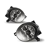 Pair Fog Lights compatible with Beetle 2015-2018 Front Bumper Driving Lamps Assembly Clear Lens
