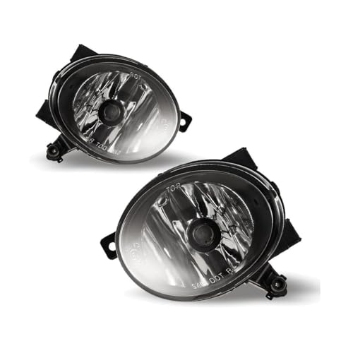 Pair Fog Lights compatible with Beetle 2015-2018 Front Bumper Driving Lamps Assembly Clear Lens
