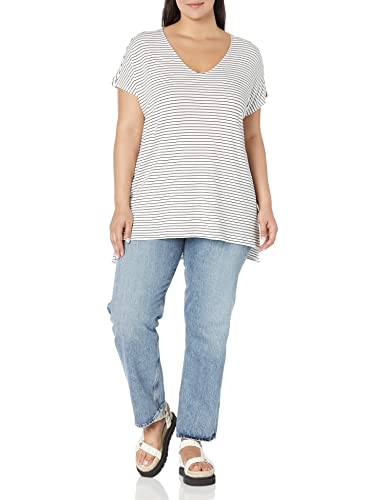 Amazon Essentials Women's Supersoft Terry Relaxed-Fit Dolman-Sleeve V-Neck Tunic (Previously Daily Ritual),...