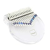 [Tragbares Musikinstrument] ---- Das Kalimba Acryl Daumen Klavier ist nur handflächengroß (23 * 18,5 * 8 cm), leicht zu tragen, leicht zu spielen. Sie können überall wunderbare Musik genießen, die für Reisen, Dekompressionen, Hochzeiten usw. geeignet ist. Das Produkt ist sehr gut für Kinder geeignet. Erwachsene Anfänger, Profis und Bands.