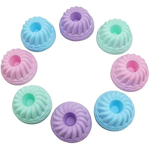 To encounter 24Pack Mini Silicone Baking Cups, Pumpkin Silicone Molds for Jelly, Nonstick Fancy Dessert Mold, Jello and Mini Cakes Molds Cover